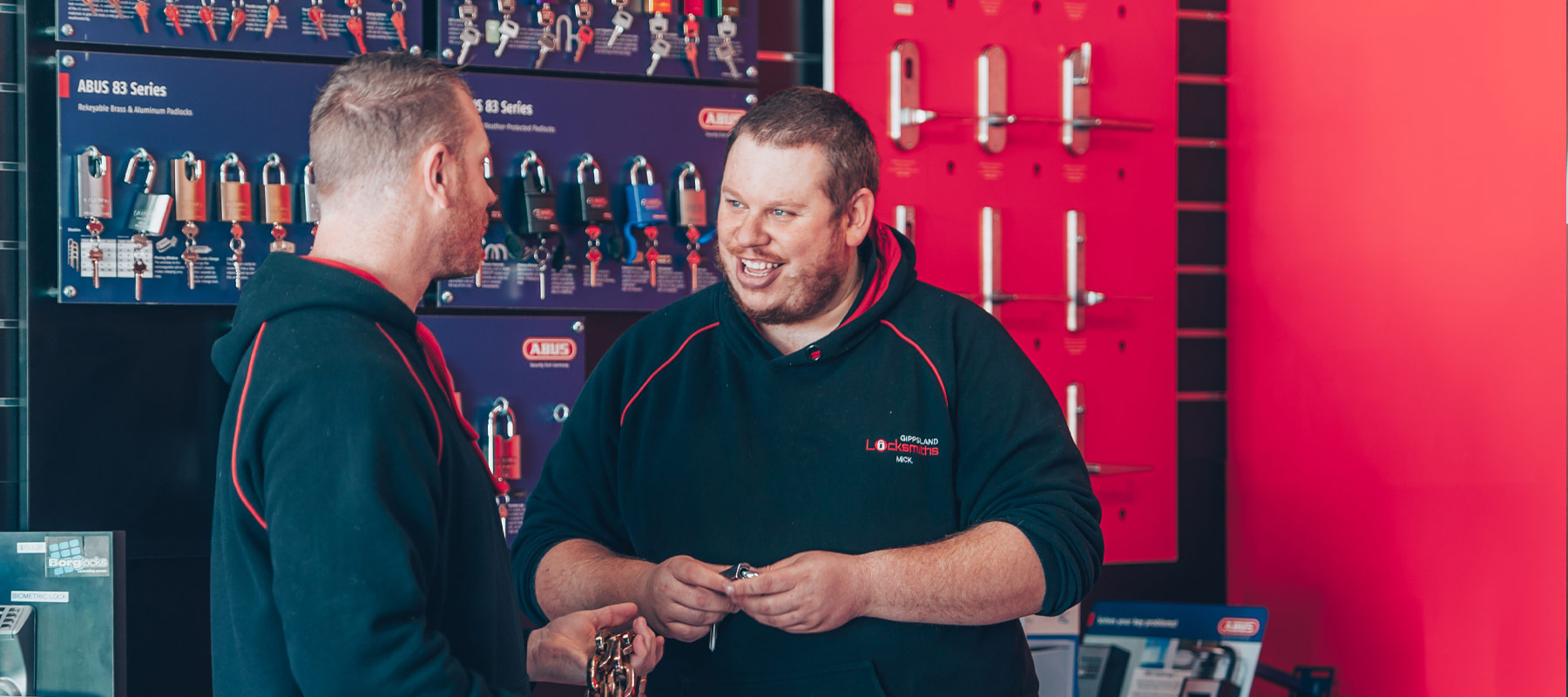 Gippsland Locksmiths staff at work